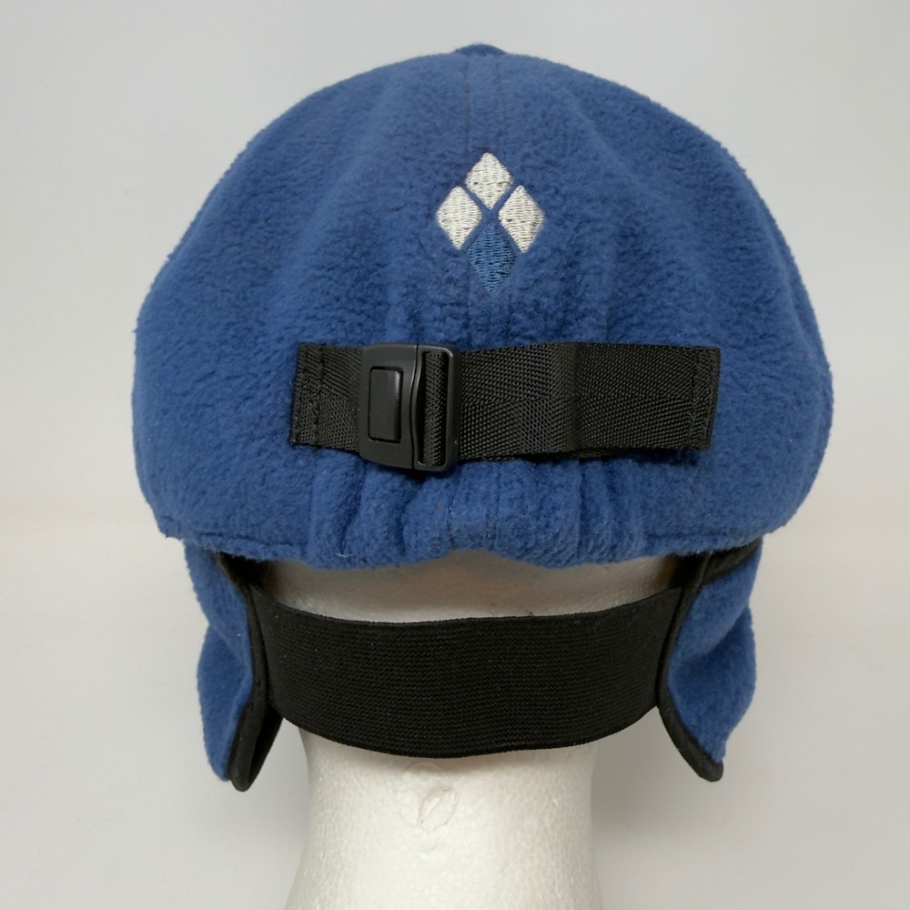 Mont•bell Blue Fleece Winter Hat with Ear Flaps Men's XL 60-61.5cm Style 1108424 - Picture 7 of 13